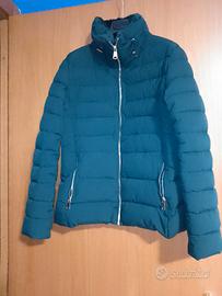 Piumino donna verde/nero Candida e Artigli nero 