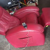 Poltrona con telecomando