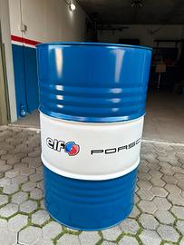 Fusto benzina decorativo Elf Porsche tavolino