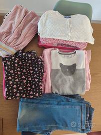 lotto abbigliamento bambina 8 anni - 128 cm
