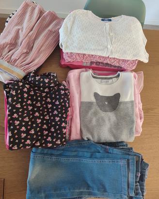 lotto abbigliamento bambina 8 anni - 128 cm