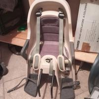 Seggiolino bici bambino con poggiapiedi