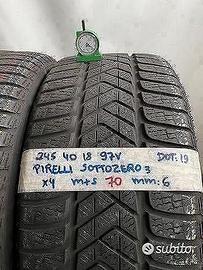 Gomme Usate Varie Marche 245 40 18 - 80% Invernali