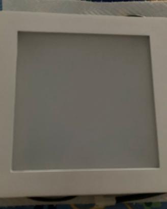 3 diffusori a led Novalux quadrati cm 16x16 nuovi
