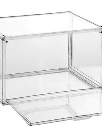 Contenitore espositore scarpe,plexiglas 33*33*45