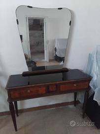 Mobile da trucco in radica vintage