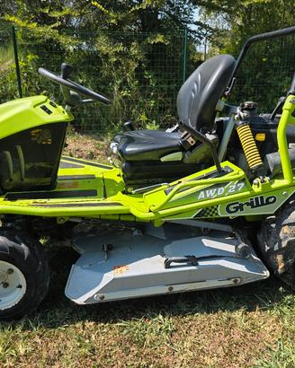 trattorino trinciaerba grillo climber 4x4 