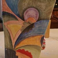 Vaso in ceramica artistica –  stile cubista