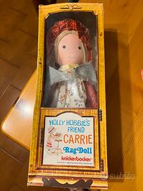 Bambola di pezza vintage anni 70 Holly Hobbies