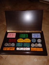 Fisch e carte da poker vintage