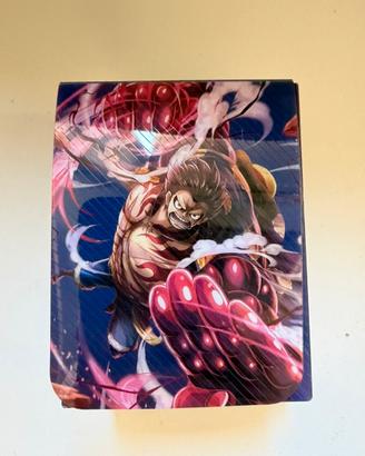 One piece tcg: portamazzo collezione gear4th