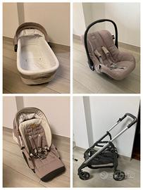 Completo Inglesina Trio Trilogy, colore Juta, anno