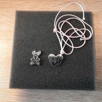 2 ciondoli in acciaio 