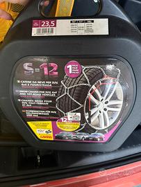 Catene da neve S-12 misura 23,5 x 4x4 e suv
