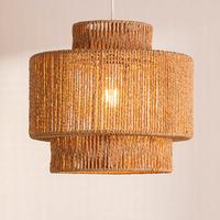 Lampadario a sospensione rattan