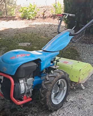 BCS 730 con barra falciante e fresa