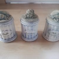 Contenitori caffè, zucchero, sale