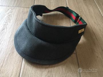 Visiera Gucci in jeans