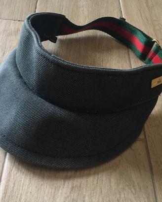 Visiera Gucci in jeans