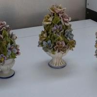 Centro tavola d'epoca in ceramica