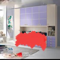 armadio ponte  cameretta o camera da letto 