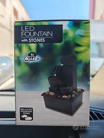 Fontana da Interno LED Relax con Sassi Decorativi