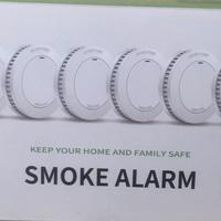 Rudinur set di 6 Rilevatori di fumo/antincendio