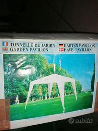 Gazebo da giardino bianco mt 3x3