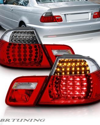 Fanali Led BMW 3 E46 Coupè 99-03 rosso