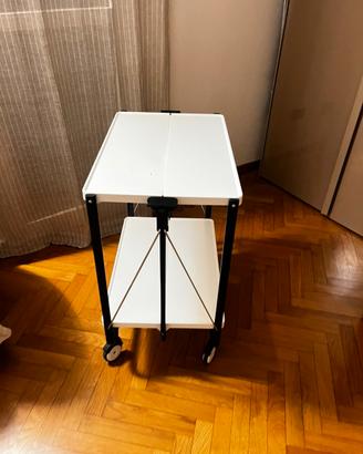 Carrello porta vivande pieghevole