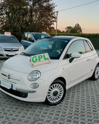 Fiat 500 1.2~GPL~NEOPAT~140.000~2012