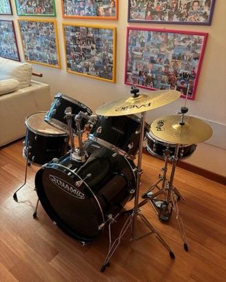 Batteria Dynamic + piatti Paiste