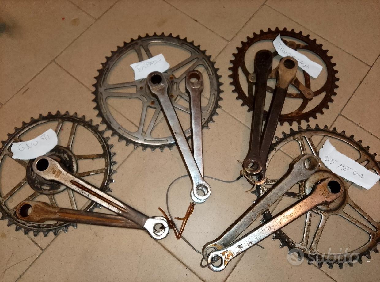 Pédalier Et Mouvement Central Ofmega Pour Vélo De Course - Axe 117mm - Occasion Fonctionnel