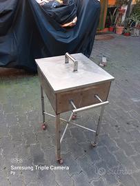 BRACIERE IN ACCIAIO INOX 100% FATTO A MANO