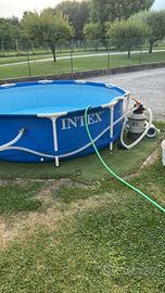 Piscina Intex con fitro a sabbia