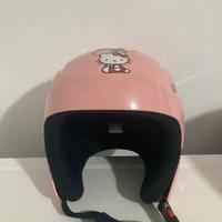 Casco sci bambina Hello Kitty + occhiali sci