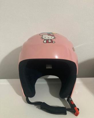 Casco sci bambina Hello Kitty + occhiali sci
