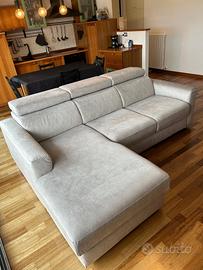 Diavano letto 4 posti “Libolla” colore grigio seta