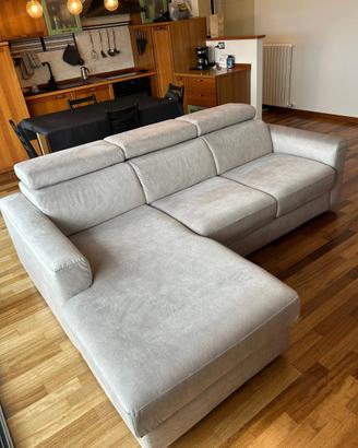 Diavano letto 4 posti “Libolla” colore grigio seta