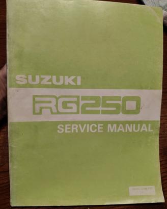 Manuale officina Suzuki RG 250 2t