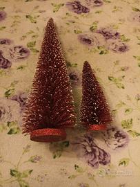 Set di 2 alberi di Natale 