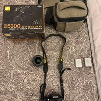 Nikon d5300+obiettivo AF-P18-55mm VR