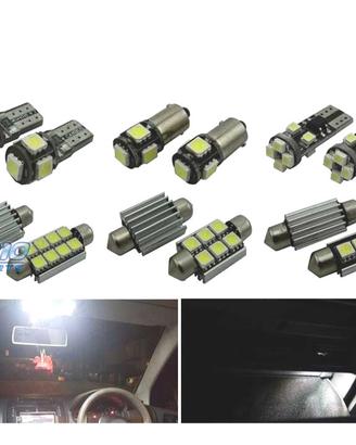 KIT 12 LAMPADE LED INTERNE PER VOLKSWAGEN VW POLO 