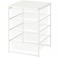 Cassettiera bianca 50x51x70 cm