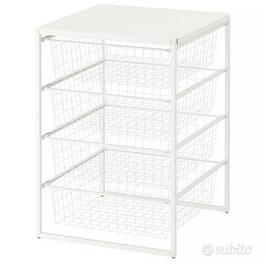 Cassettiera bianca 50x51x70 cm