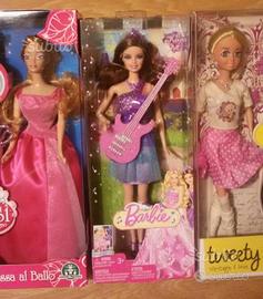 Bambole num.3 soggetti, Barbie, Sissi e Tweety