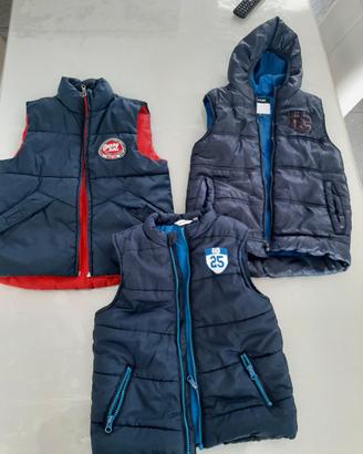 Gilet imbottiti e giacca mezza stagione 5 - 6 anni