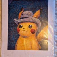 Stampa Pikachu - Van Gogh