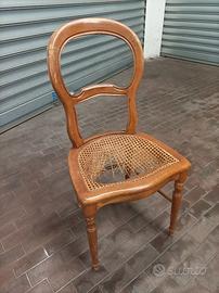 Sedie legno paglia di vienna