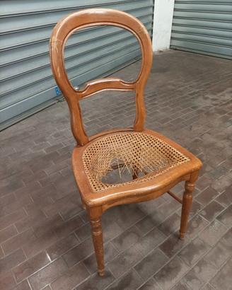 Sedie legno paglia di vienna